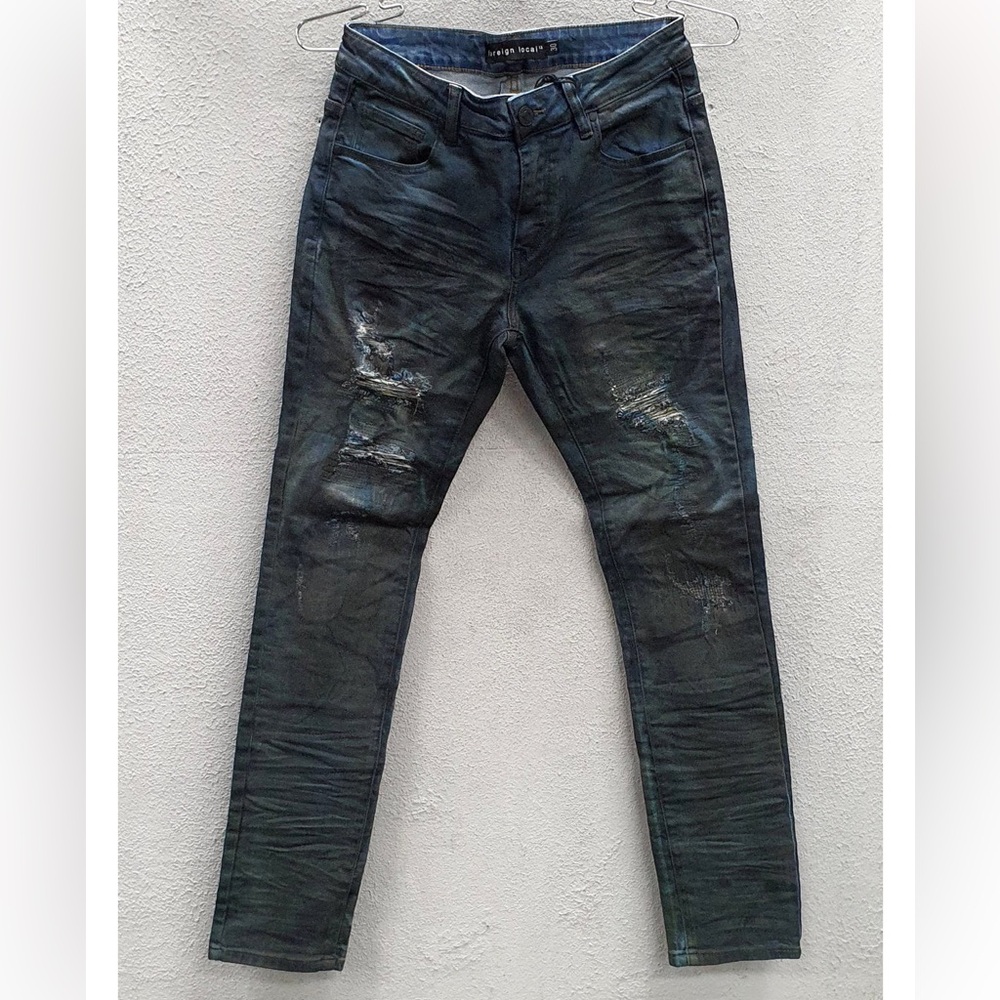 Acid Washed Skinny Jeans